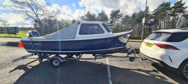 Orkney Longliner 2 Fitted with 2021 Yamaha F25 ELPT and Yamaha F2.5 auxiliary