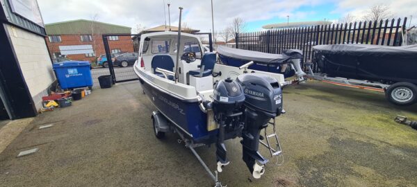Orkney Longliner 2 Fitted with 2021 Yamaha F25 ELPT and Yamaha F2.5 auxiliary