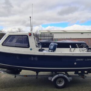 Orkney Longliner 2 Fitted with 2021 Yamaha F25 ELPT and Yamaha F2.5 auxiliary