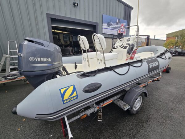 Zodiac Pro12 R.I.B. fitted with Yamaha F80BETL Efi 4-stroke outboard motor