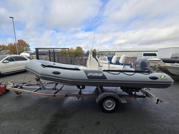 Zodiac Pro12 R.I.B. fitted with Yamaha F80BETL Efi 4-stroke outboard motor