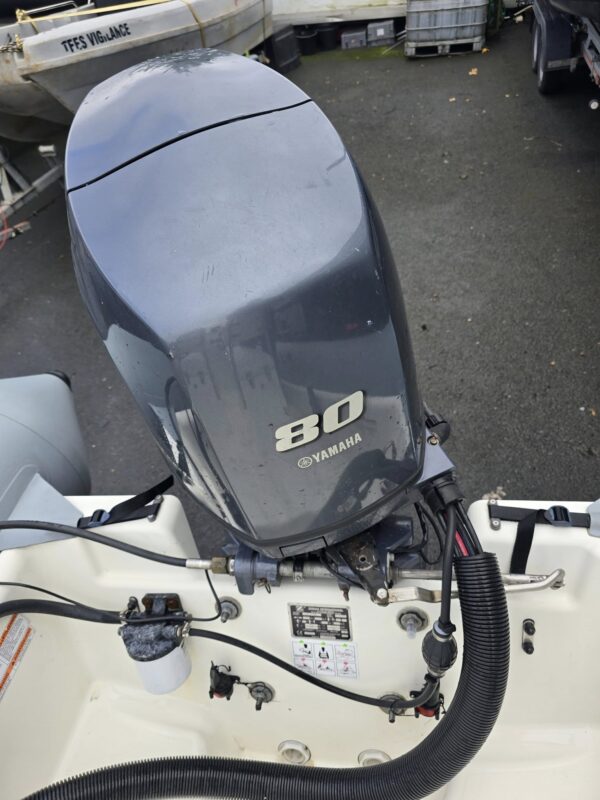 Zodiac Pro12 R.I.B. fitted with Yamaha F80BETL Efi 4-stroke outboard motor