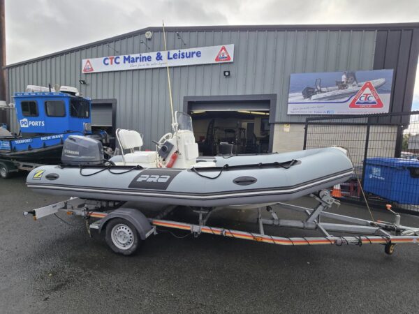 Zodiac Pro12 R.I.B. fitted with Yamaha F80BETL Efi 4-stroke outboard motor
